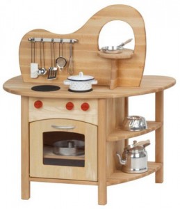 Kids Wooden Play Kitchen