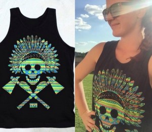 Aztec custom tank top design