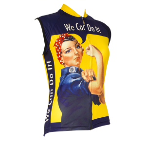 Classic Rosie the Riveter Cycling Jersey