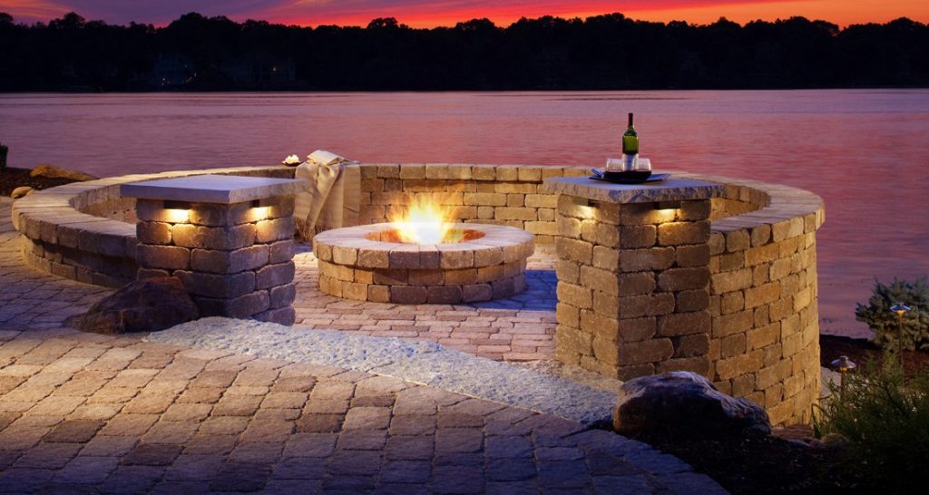 Weston Stone Fire Pit Kit from Belgard